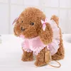 Enfants vacances cadeaux d'anniversaire figurine électronique animaux Robot chien jouets écorce support marche Teddy chiens Brinquedos Plsuh chien