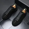Platform boots European and American men's casual shoes Fashion rhinestone Autumn new style loafers Breathable zapatillas hombre b36