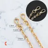 Women's bag accessories gold chain accessories high-quality custom original shoulder strap Applicable to all kinds of style bag Parts size 30-120cm