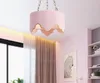 Warm and romantic bedroom chandelier Lamps fashion art children's room living room model design