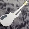 Den vita Prince Cloud Guitar klassiska elektriska gitarr sperma symbol inlays handgjorda OEM Guitarra