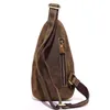 HBP AETOONew Style Chest Bag Men's Small Top Layer Cowhide Retro Crazy Horse Pure Leather