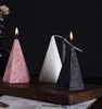 Nordic Geometric Cone Scented Candles Jasmine Rose Aromatherapy Essential Oljeljus Långvarig Hem Sovrum Stearinljus Daw162