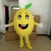 Halloween Lemon Mascot Costume Cartoon theme character Carnival Festival Fancy dress Xmas Adults Size Birthday Party Outdoor Outfit