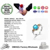 Cluster Rings OMHXZJ Whole European Fashion Woman Man Party Wedding Gift White Oval Blue Green Zircon 925 Sterling Silver Ring8416422