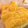 豪華な羽毛布団カバー寝具セットピローケースはギフトとしてハートを無料で無料で210309