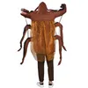 Maskottchen Kostüme Halloween Kostüm Männer Kakerlaach Jumpsuit Erwachsene Insekt Romper Karneval Party Fancy Kleid