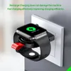 Super Mini شاحن لاسلكي محمول ل IWatch SE 7 6 5 4 3 2 1 Small Charging Dock Station USB Chargers Fit Apple Watch Series SE