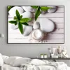 Art mural moderne Spa pierres Zen toile peinture bougies orchidée fleur affiche mur photos pour salle de bain décor décor à la maison Cuadros284x