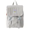 Sacs de plein air Mode Collège Style Sac À Dos Femmes Oxford Solide Couleur Carré Casual Sac Lycéen Étudiant