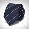 2021 New High Quality 7cm Striped Tie for Men Wedding Business Fashion Suit Luxury Designer Brand Necktie Male Gift