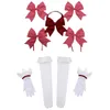 Puella magi madoka magica menina kaname cosplay vestido de bola curto com bowknots y0913