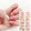 Stickers Decals 1pc Sexy Leopard Nail Art Sticker With 3D Rhinestones Charming Glitter Full Coverage Wraps DIY Slider Manicure D4755611