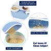 Color Waterproof Double Layer Non-slip Clean Washable Pet Cat Litter Mat Accessories Cats Bed House Pads 211006