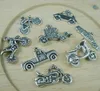 160 pcs antiqued liga de prata misturada motocicleta, carro, bicicleta charme pingentes para jóias fazendo bracelete colar diy acessórios