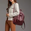 Mode femmes sacs à dos en cuir pour filles Sac à Dos Preppy femme sacs d'école filles voyage sac à dos dames sac à Dos Mochilas