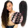 18inch Long Passion Twist Crochet Hair Extensions Synthetic Water Wave Braiding Bohemia Crochet Braids Golden Beauty