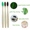 Portable Natural Bamboo Toothbrush Charcoal Soft Hair Tooth Brush Eco Friendly Brushes Oral Cleaning Care Tools