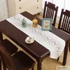 Elegant Graceful Vintage Table Runners For Wedding Home el Decoration Parties Lace Cloth Cover Runner Household Textile 210708