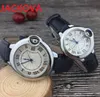 Luxury äkta läderkvarts Mens kvinnor klassiska armbandsur klassiska generösa gåvor berömda president Stopwatch Sapphire Mirror ST228K