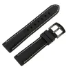 20mm 22mm 24mm Bianco/Red Line Black Watch Band Cinturino da polso in gomma Cinturino di ricambio per subacqueo in silicone Impermeabile