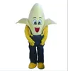 bambola di banana felice costume della mascotte adulto Halloween festa di compleanno cartone animato abbigliamento