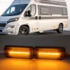 2PCS Iveco fiat Ducato CitroenリレープジョーボクサールノーボルボマンのダイナミックフローLEDサイドマーカーライト