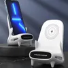 15W Krzesło Wireless Charger Desktop Uchwyt na telefon komórkowy Góra Qi Szybkie ładowanie dla iPhone 13 12 Pro Max Mini iPad Samsung Huawei