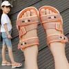 여름 어린이 샌들 소녀 캐주얼 패션 비치 샌들 소년 야외 소프트 밑단 가벼운 학생 신발 210713