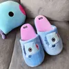 Leuke Kudde Pluche Katoen Slippers Thuis Houten Vloer Vrije tijd Snoep Kleur Schoenen Indoor Huis Bont 211110 GAI GAI GAI