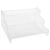 Jewelry Pouches, Bags 3 Layers Acrylic Makeup Organizer Toy Storage Rack Display Shelf Standing Kids Toys Stand Car Model