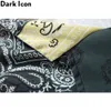 Bandana Patchwork Hawaiian рубашка мужчины поворотный воротник летние мужские рубашки поло рубашки поло 210603