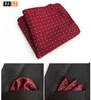 3PCS Men039s Handkerchief Square Towel Polyester Mocket Fashion Suit Pocket Towels Formal Business Cashew Dot Geometry9711112