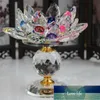 Glass Block Lotus Flower Metal Candle Holders Feng Shui Home Decor Big Tealight Stand Holder Candlesticks Factory price expert design Quality Latest Style Original