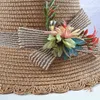 Chapeau de paille d'été femme vacances crème solaire chapeau de plage loisirs tout match chapeau de soleil mode coréen pêcheur casquette G220301