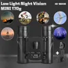 100x22 Mini High Quality Powerful Folding Binoculars Long Range Professioal Zoom BAK4 FMC Optics Telescope For Hunting Factory Best