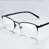 Zonnebril Onbreekbaar Flexibele Progressieve Leesbril Voor Mannen Vrouwen Presbyopie Anti Blauw Licht TR90 Titanium Extra Verhardende Lens