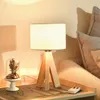 Светодиодная Настольная лампа Деревянная кровать Светильника Подъемы Home Deco для гостиной Спальня Лампарас де Mesa Para El Dormitorio Classic