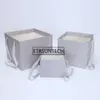 Presentförpackning Square Flower Paper Bag Packaging Boxes Florist Supply Wedding Party Decoration Material 50pcs
