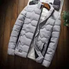 Höst Winter Mens Cotton Padded Jackets Mäns Fashion Casual Outdoor Warm Coat Male Outwear Tink Down Coats 211028