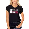 MEN039S Tshirts Reagan Bush 84 Siyasi Seçim Tee Muhafazakar 80'ler Retro Cumhuriyetçi Tshirt7276919