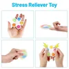 US Stock Spinner Toy Tie Dye Push S Party FunTs Sensory Toys Hand Spinners voor ADHD Angst Stress Relief Kids Adults3445693