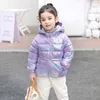 Neonate Giacca invernale Bambini Caldo Cappotto colorato Bambini Parka con cappuccio Capispalla Tuta da neve Ragazzi Abbigliamento 1-7 anni 211203