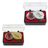 Novelty Items Metal Jewelry Magnifying Glass Jewelers Eye Tool Jewellery Folding Loupe Lens Triplet Diamond3172616