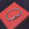 Najlepsza bransoletka bransoletka Rose Gold Pełna cegła Bracelets Mężczyźni i kobiety 18K Golds Lekkie luksusowe setki pasujących pudełko na prezent4904653