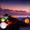 Party Decoration 60-40Cm Led Beach Ball Toy With Remote Control 16 Colors Lights And 4 Light Modes297G