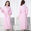 Women's Sleepwear Cotton Long Robe Homewear Women Winter Towel Nightwear Kimono Gown Novelty Nightgown Home Clothing Intimate Lingerie