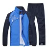 New Tracksuit Men Plus size 4xl primavera outono Dois peça conjuntos de roupas casuais terno sportswear sweatsuits 201128