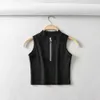 Modna Elastyczna Kobiety Tank Casual Slim Slim Bez rękawów Summer Summer Streetwear Top Y2K Fashion 121043WTA Y0824