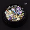 Partihandel DIY Nail Art Rhinestones Färgglada 3D Nails Diamonds Gem Stones Smycken Iridescence Manicure Crystal Decoration